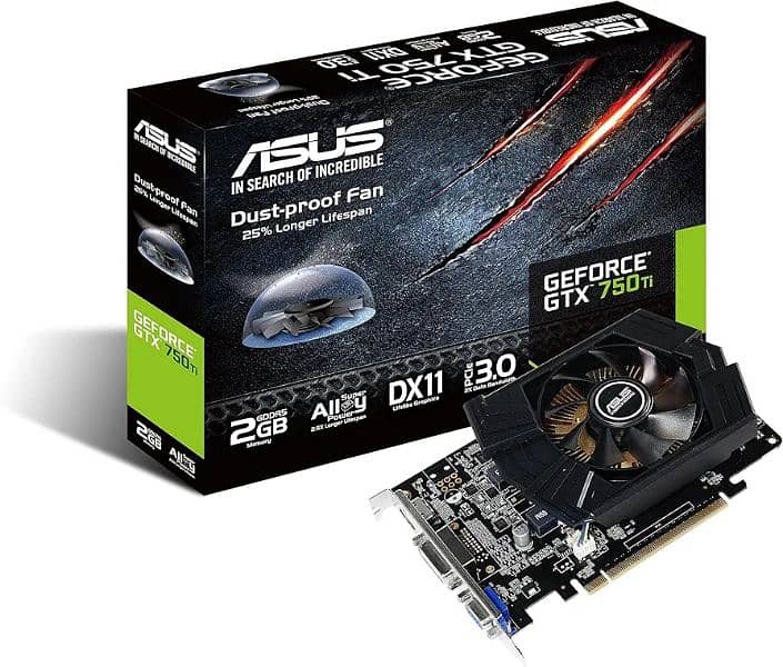 Nvedia G force Asus 2GB Graphic Card 0