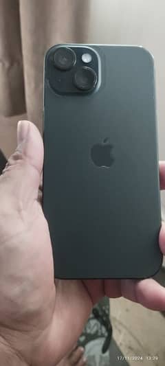 iPhone 15 black JV box almost new