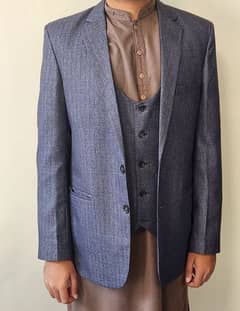 3-piece Grey suit ( Pant Coat)