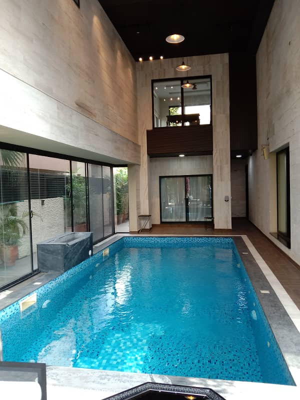 2 Kanal Swimming Pool New Mazhar Munir Design House Prime Hot For Sale Dha Phase1 35