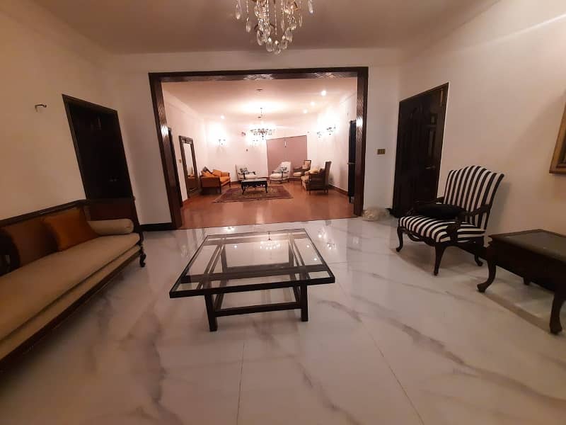 2 Kanal Fully New Furnished AC Facing Park Bungalow Like Brand New For Rent In DHA Phase 2-V 15