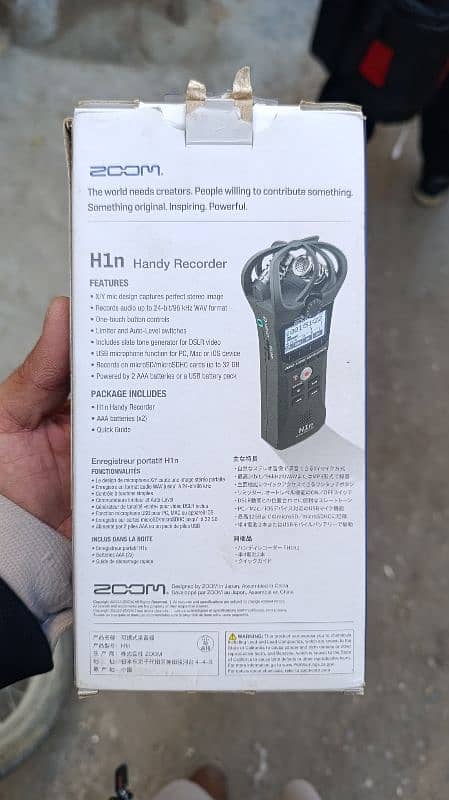 ZOOM H1n Handy Recorder Original 2