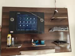 LED Tv hanging wooden board