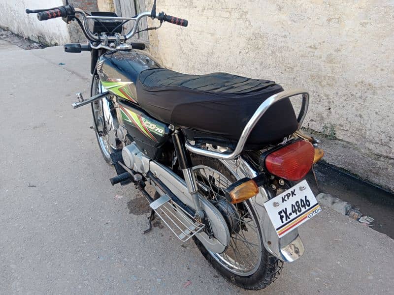 Honda cd70 black 4