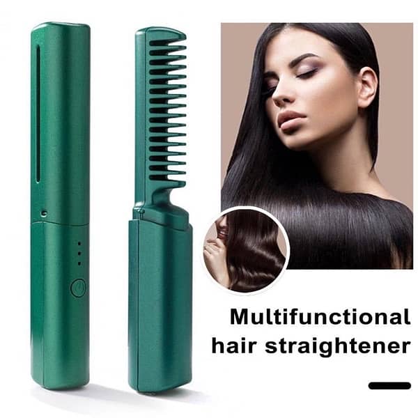 Electric hair straightener and hair brush 6