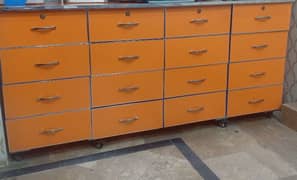 cabinet orange color