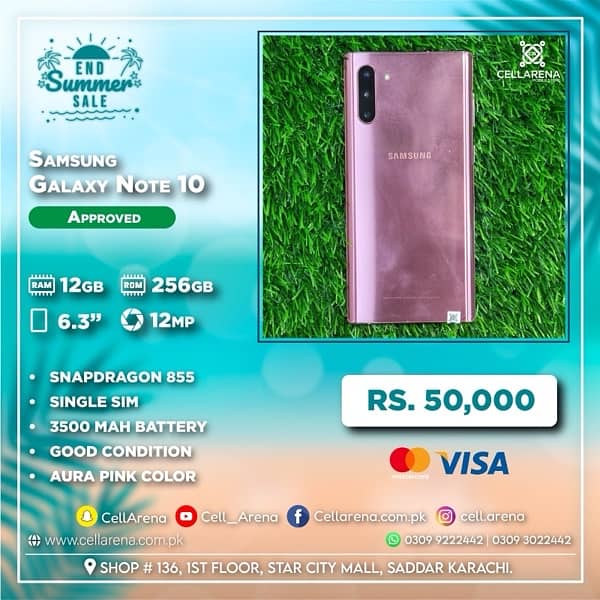 Cellarena Samsung Note 10 Approved 0