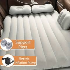 Deluxe SUV Air Mattress Kit with Pump & Support Piers - Thick,