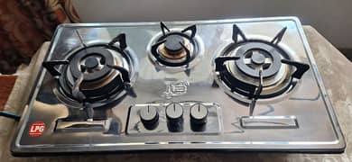 Simple 3 burner stove LPG . Excellent  condition