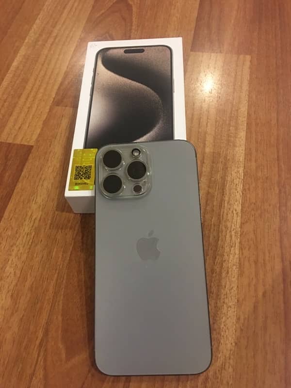 IPhone 15 Po Max 10/10 Brand New Condition. 2