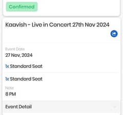 Kaavish Concert Tickets - 2