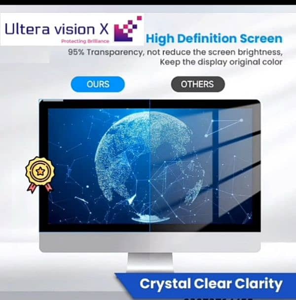 Ultra vision screen Protector for you Led-Available in different sizes 3