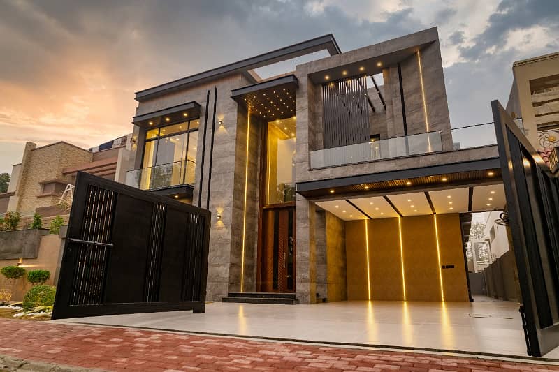 Super Luxurious Brand New Ultra Modern Partial Furnished Bungalow For Sale In Bahria Town Lahore 1