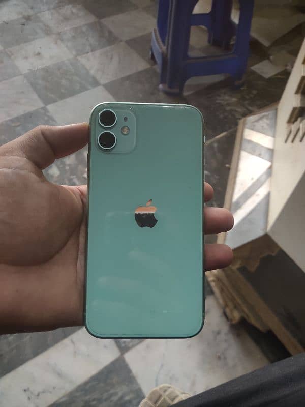 Iphone 11 non pta factory unlock 256 gb green color 0