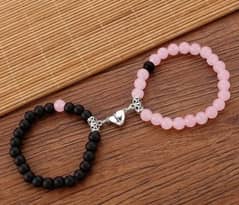 Unisex Friendship bracelets. magnetic heart