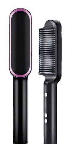 Professional hair straightener brush