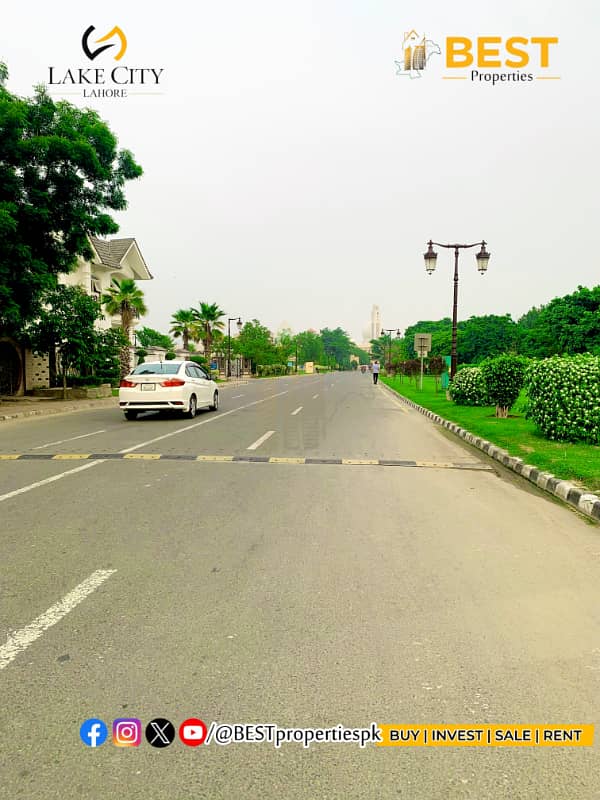 1 Kanal Plot for SALE On Most Prime Location Block M 1 Lake City Lahore 1