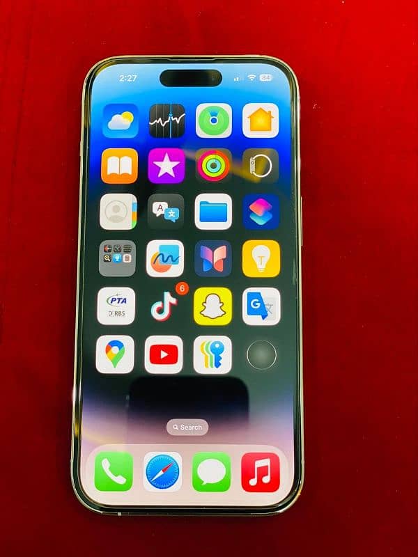 iphone 14 pro non pta LLA model 8month sim working dual sim 12