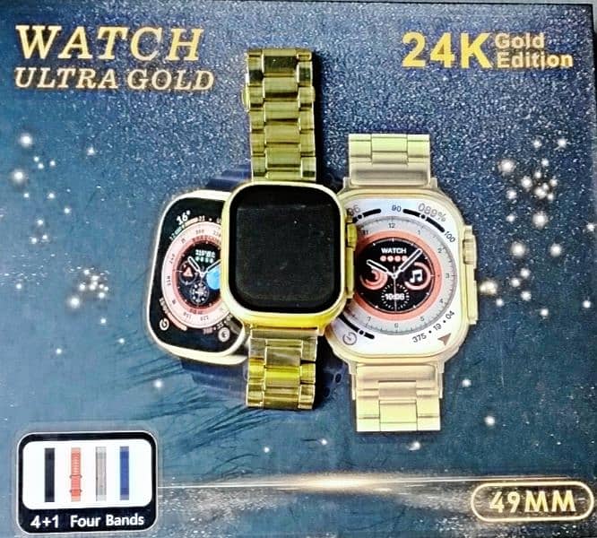 WATCH ULTRA GOLD 4 BANDS 1