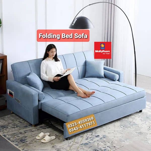 Sofa cum bed Molty double bed folding bed / dining table / sofacumbed 3