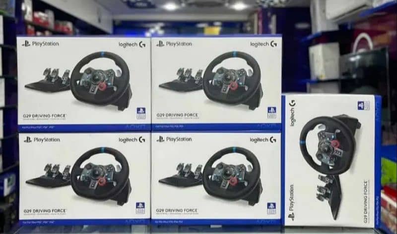 LOGITECH G29 / G923 - PS4 / PS5 STEERING WHEEL BRAND NEW / SEALED 0