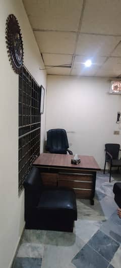 Fully furnished office for rent in model town link road in commercial building