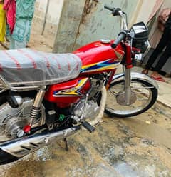 Honda 125 CG 2019 model for urgent sale