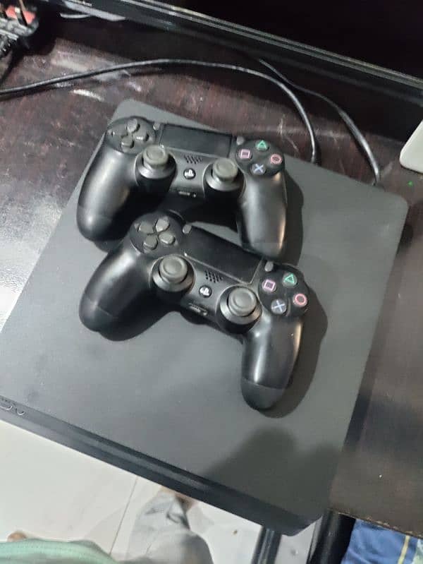 PS4 slim double controller 1tb 0