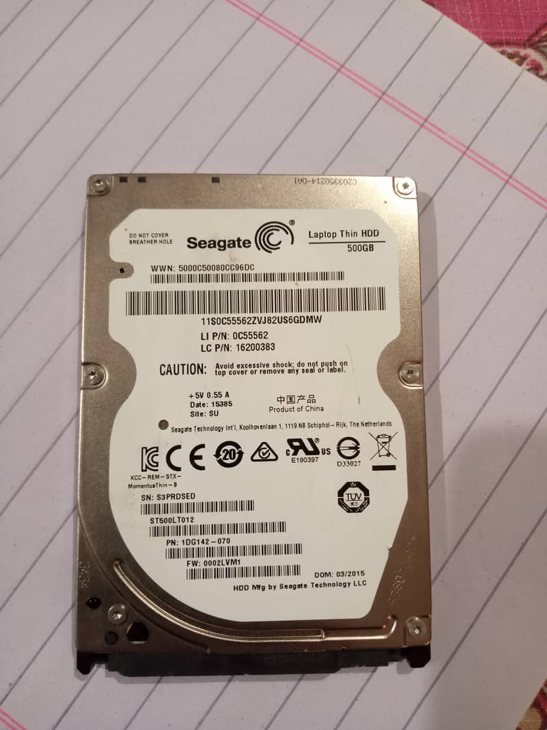 500 Gb harddrive with Gta5 and Tekken7, 64 Gb usb with wndows 10, 1