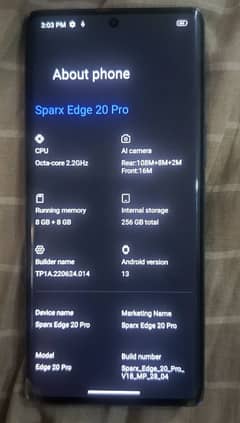 Sprax Edge 20 Pro Urgent Sale