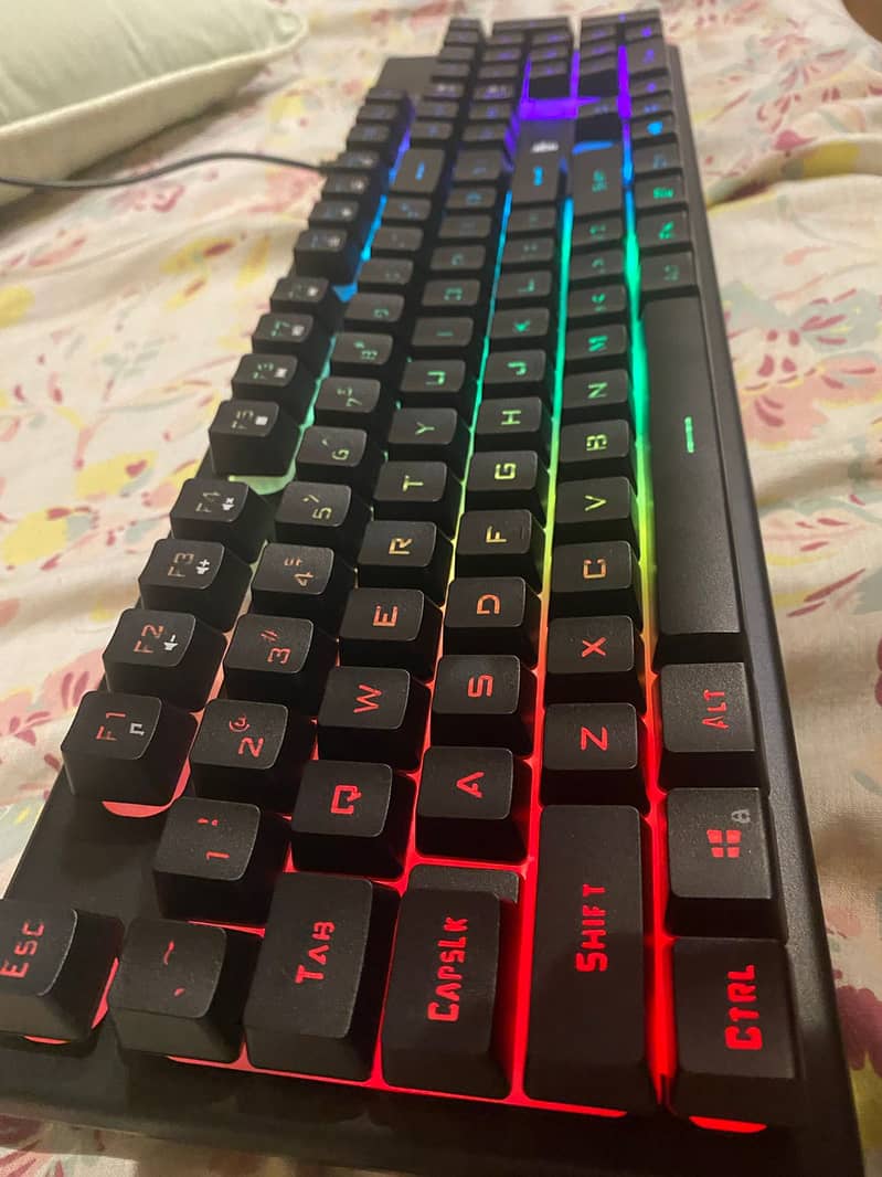 RGB Semi Mechanical Gaming keyboard 0