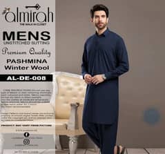 Winter Wool Men's Shalwar Kamiz (Free Shipping)