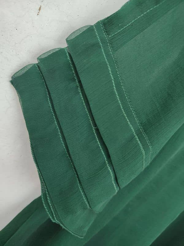 bottle green dress ready to wear 3