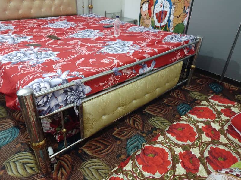 Steel Bed for Sale (King Size] 1