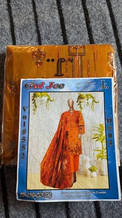 Dhanak 3 Piece Unstitched Clothes for sale