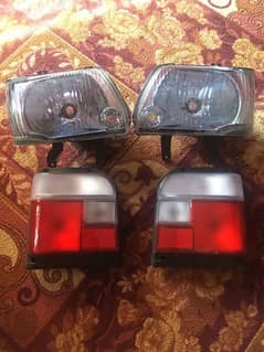 head lights and back lights