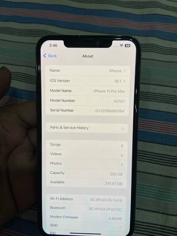 Iphone 11 pro max 256Gb factory unlocked 4