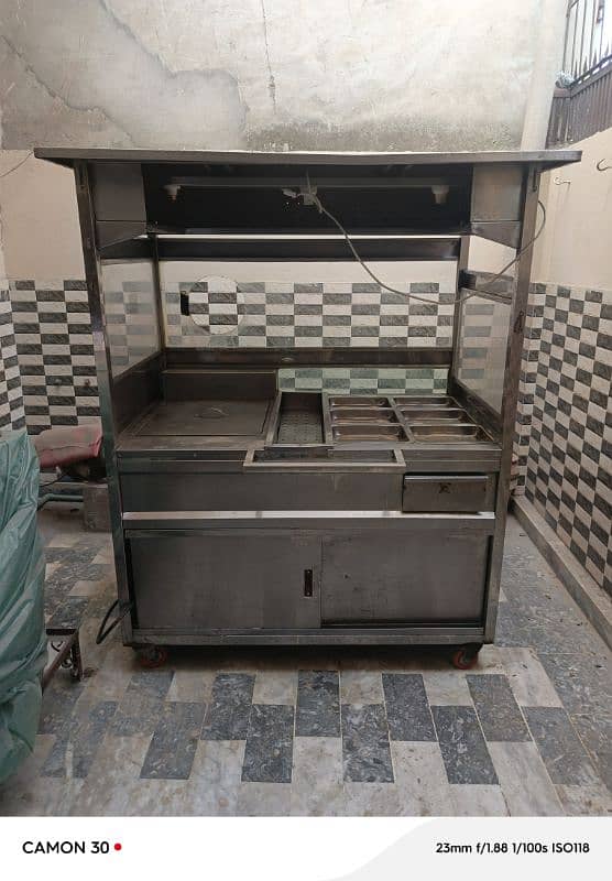 Stainless Steel Fries Counter For Sale 1