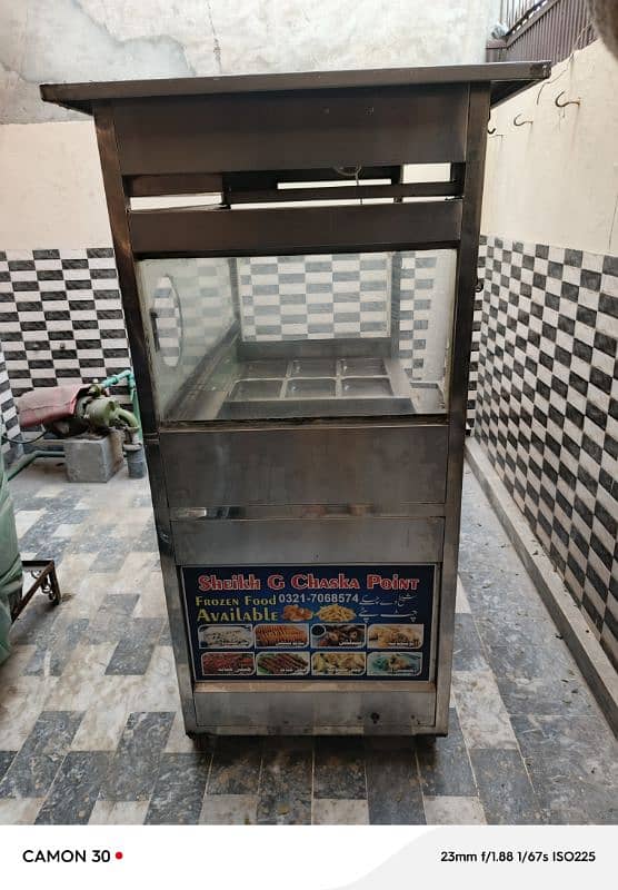 Stainless Steel Fries Counter For Sale 2