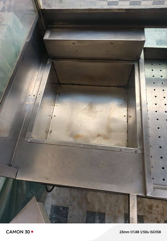 Stainless Steel Fries Counter For Sale 3