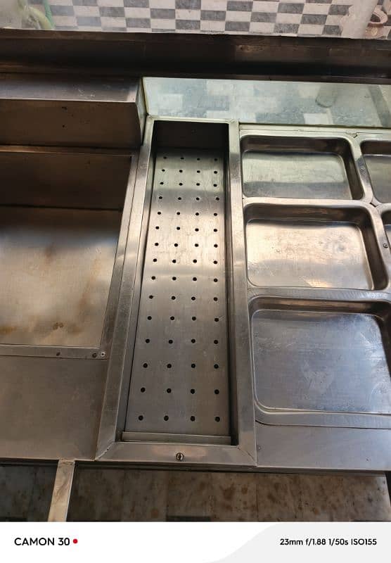 Stainless Steel Fries Counter For Sale 5