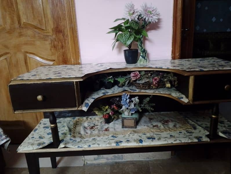 beautiful wooden console 1