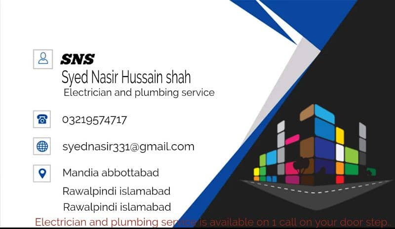 Electrician and plumbing service in abbottabad 0