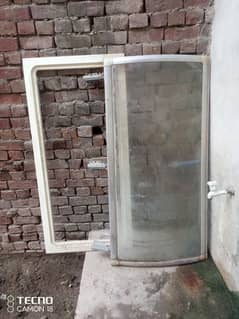 deep freezar glass door & liner