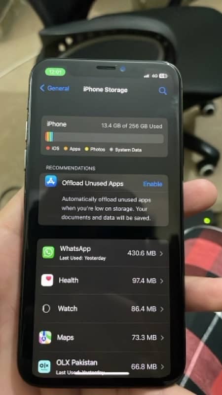 Iphone  X 256GB PTA Approved 10/9 Genuine Phone 13