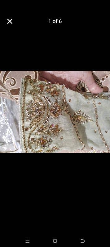 Full Hand work dress just 1 an hour used 2