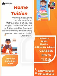 Home Tuitions Available