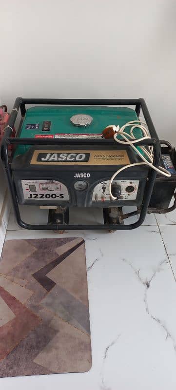 Jasco 1.5 KVA Generator slightly used 0