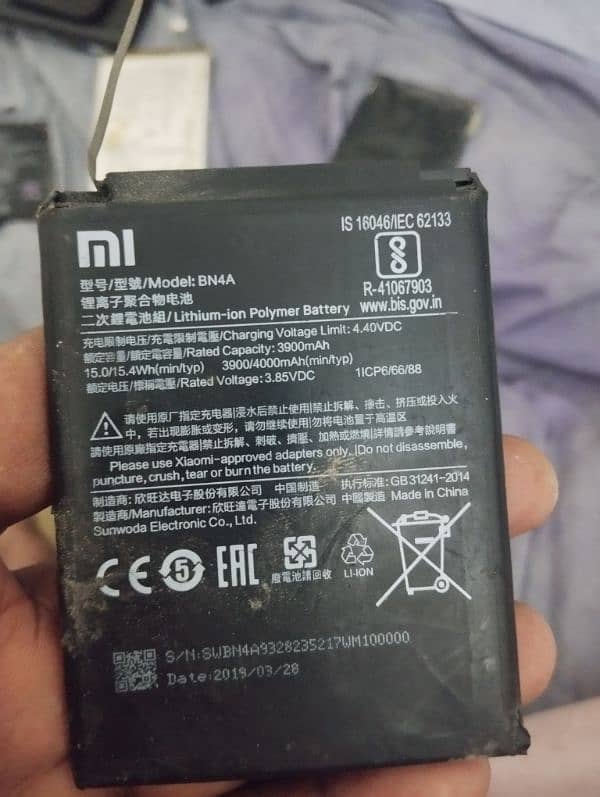 mobile battery vivo s1 pro redmi 8a vivo y91c ya91 3