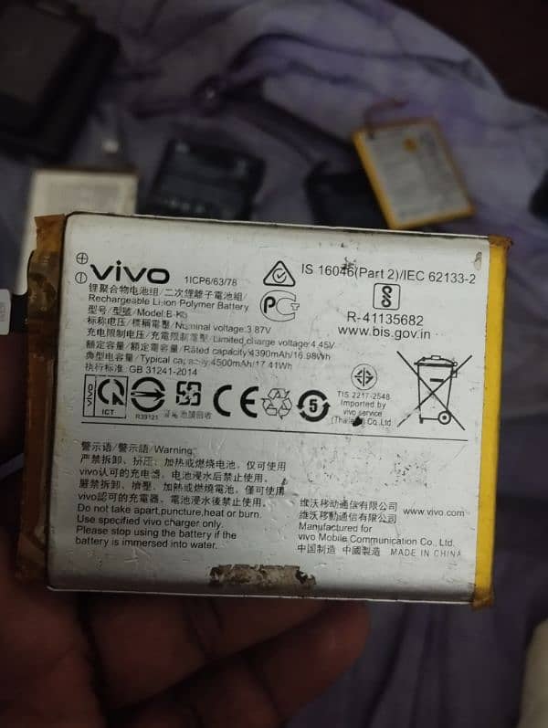 mobile battery vivo s1 pro redmi 8a vivo y91c ya91 5